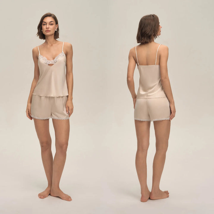 Womens Suspender Shorts Casual Comfortable Loungewear Set