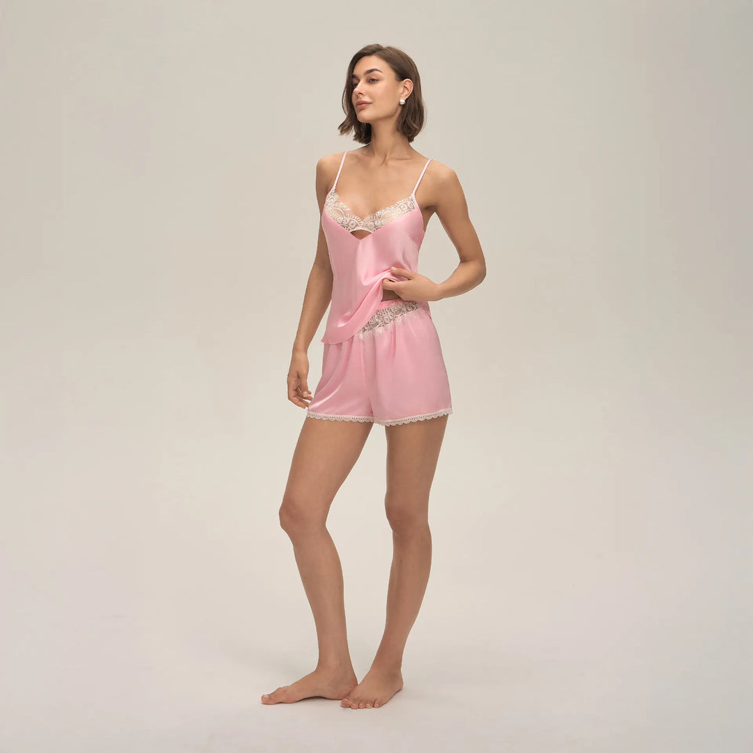 Womens Suspender Shorts Casual Comfortable Loungewear Set