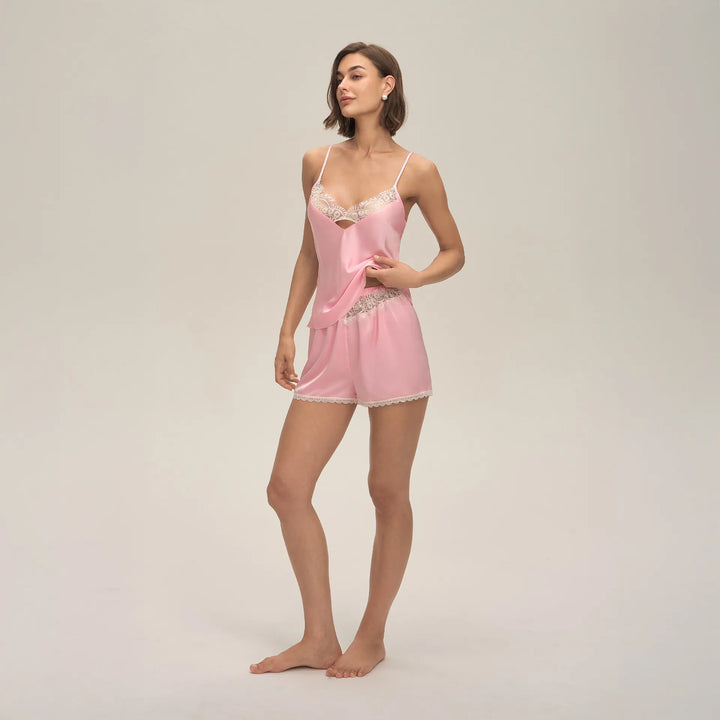 Womens Suspender Shorts Casual Comfortable Loungewear Set