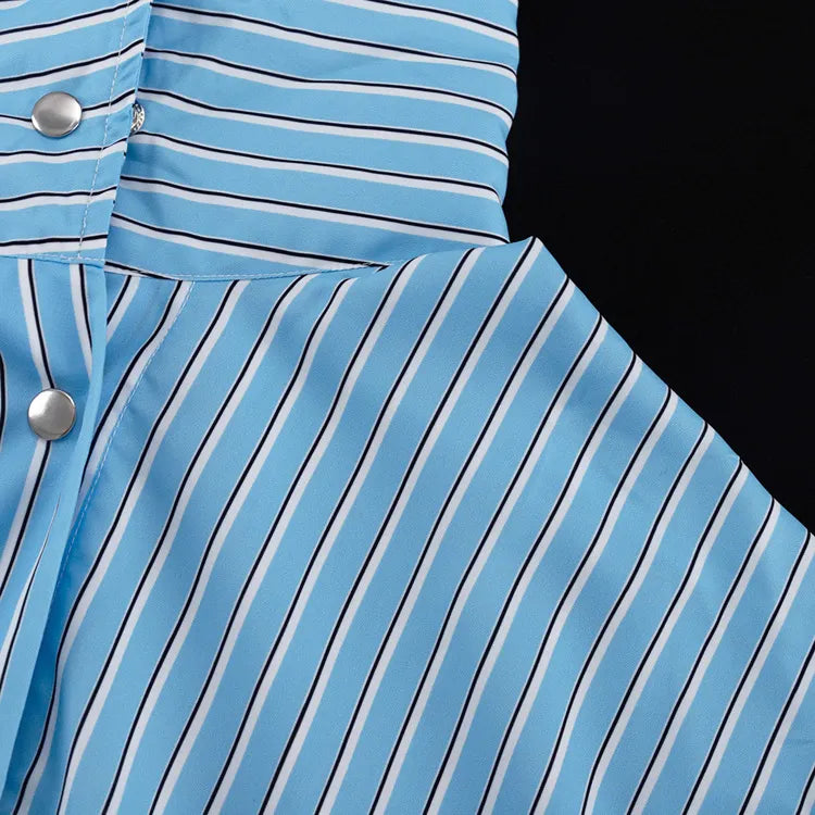 Stylish Two-Piece Set-Long-Sleeve, Single-Breasted Top With Stand Collar