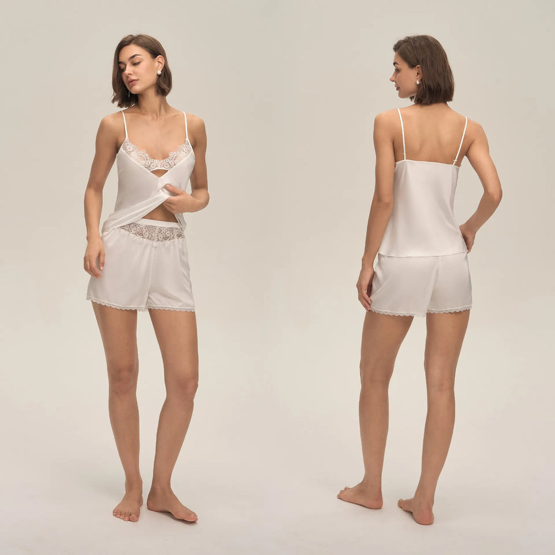 Womens Suspender Shorts Casual Comfortable Loungewear Set