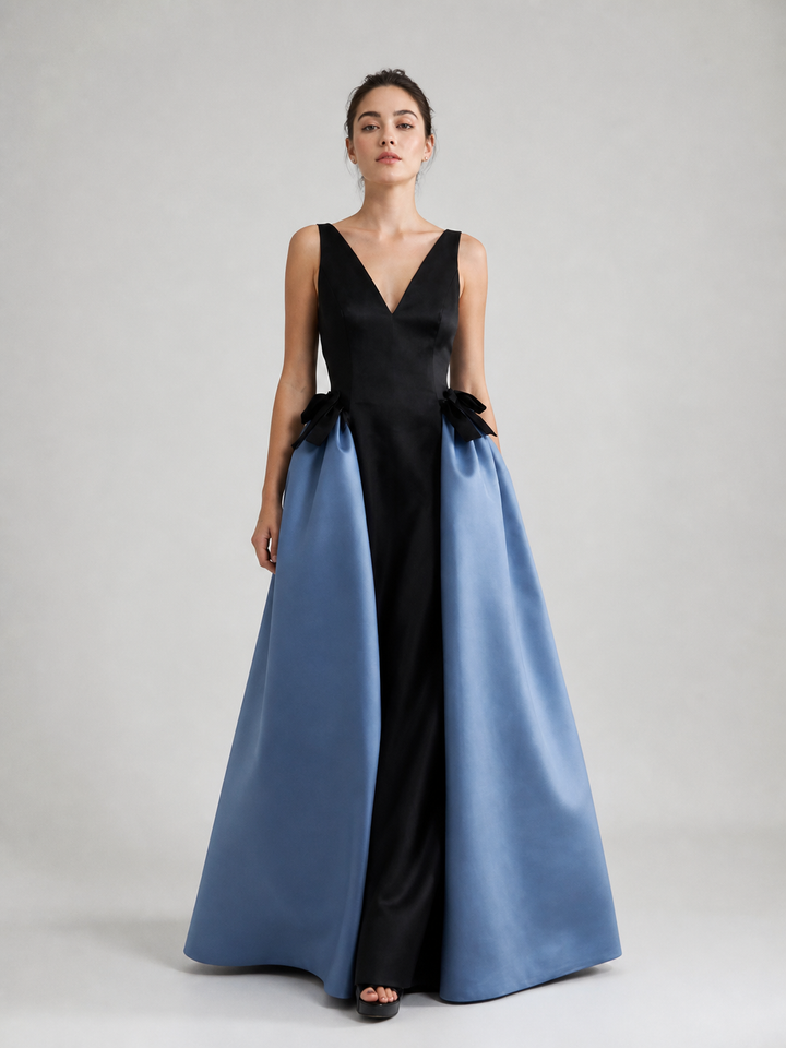 Isadora Navy-Ombre Ball Gown – view 3