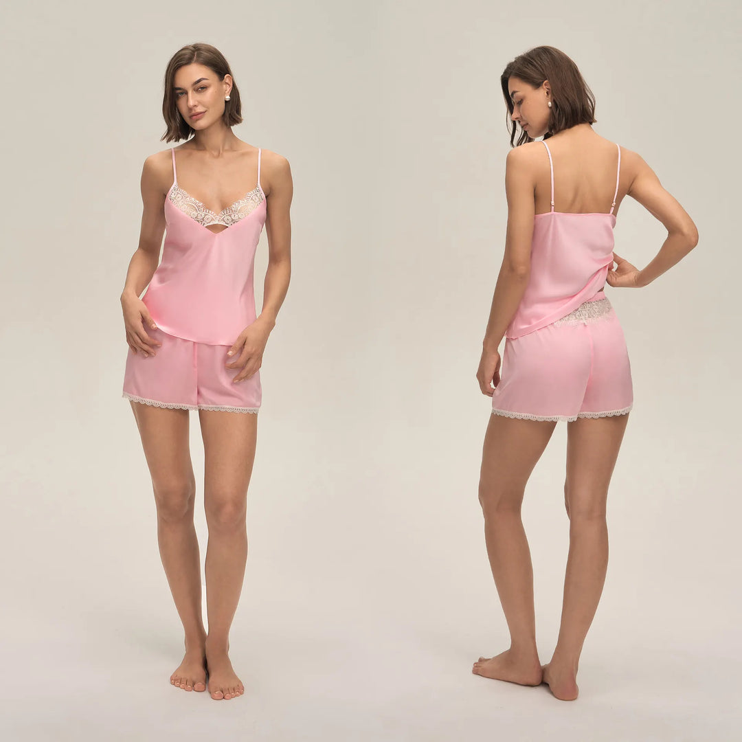 Womens Suspender Shorts Casual Comfortable Loungewear Set