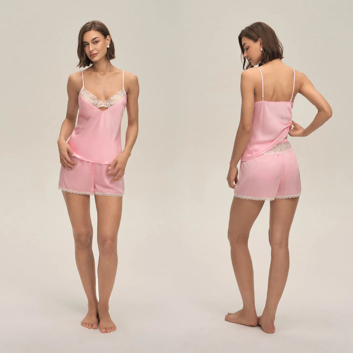 Womens Suspender Shorts Casual Comfortable Loungewear Set